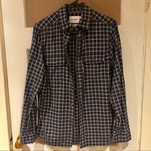 Goodfellow Blue Checkered Flannel